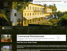 Tablet Screenshot of hotelsbomjesus.com
